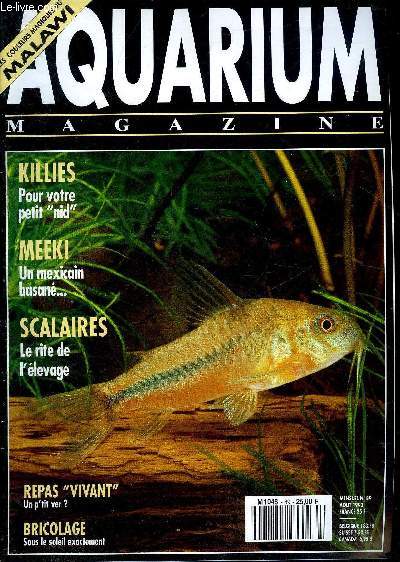 AQUARIUM MAGAZINE N 89 Killies pour votre petit nid - meeki un mexicain basan - scalaires le rite de l'levage - repas vivant un p'tit ver ? - bricolage sous le soleil exactement .