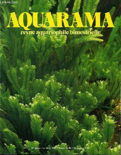 AQUARAMA N86 Caulerpa taxifolia - les poissons du genre Zebrasoma - les formes sauvages du porte pe - un killi de l'Uruguay - les cuelles d'eau - les mollies - la tortue amricaines d'eau douce - maladie de la poche incubatrice chez les hippocampes .