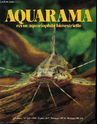 AQUARAMA N105 Distichodus et hemigrammopetersius - aquariophilie et sauvegarde de la nature - betta pugnax maintien et reproduction - le genre chiloglanis - aequidens curviceps - des barbus dans nos aquariums - l'arrive d'un nouveau poisson .