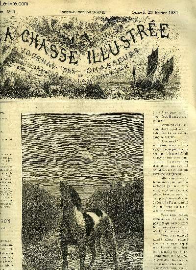 LA CHASSE ILLUSTREE N 8 La maison de chasse par Cherville - a la Billebaude par Silvio - une excursion cyngtique en Norvge par le Baron de L - en chassant le lapin - mdecine canine par Percheron - le Bihoreau par Arthur Renault