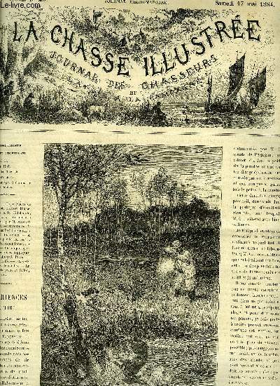 LA CHASSE ILLUSTREE N 20 Exprience de tir par Bellecroix - A la Billebaude par Silvio - mes chasses  l'cureuil par Durantin - aventures de chasse dans l'Afrique australe par Decinthel -  l'tranger par De La Rue - la chasse et la pche au salon .