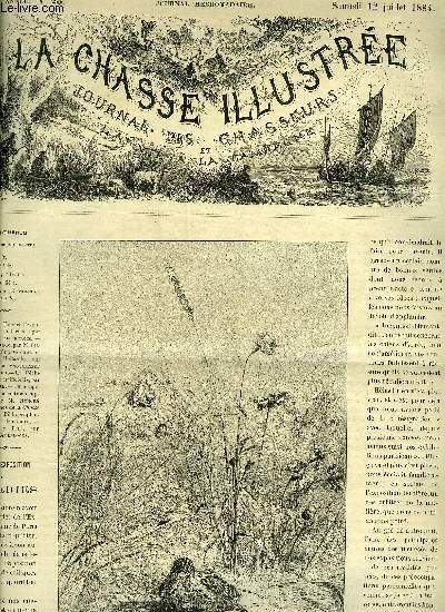 LA CHASSE ILLUSTREE N 28 Encore l'exposition des tuileries par Bellecroix - a la Billebaude par Silvio - la chasse dans les dunes en Hollande par Snouckhaert - la pche  la mouche artificielle par Rocher - mon premier fusil par Ambaloges.