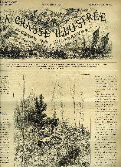 LA CHASSE ILLUSTREE N 20 A la billebaude par Silvio - au loin et au large par Frechon (suite et fin) - le fusil de mon grand pre par M.H. de P. - En Russie par M.A. de la Rue - la chasse de M.Chopinet par Silvio .