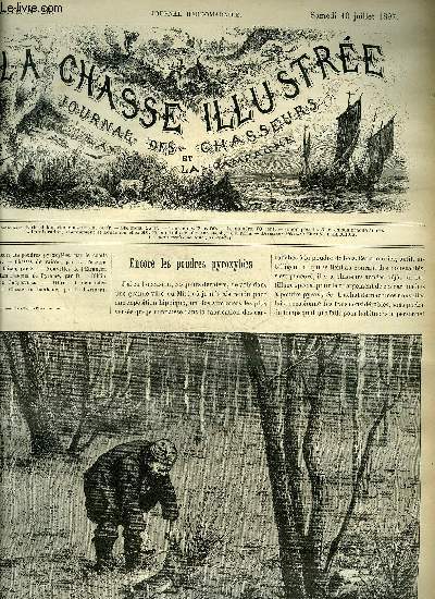 LA CHASSE ILLUSTREE N 28 Encore les poudres pyroxyles par H. de Perpigna - chasses de saison par Ternier - maladies du faisan par X. - nouvelles de l'tranger par EM.F. - les frasques de Pyrame par D. - bibliographie par Triqueville.