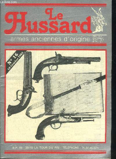 LE HUSSARD N16 OCTOBRE 1985.