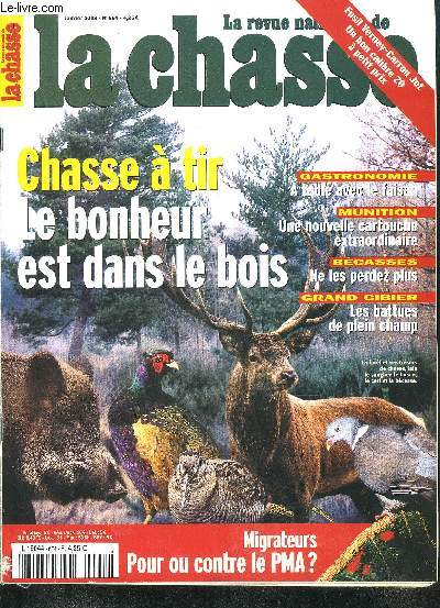LA REVUE NATIONALE DE LA CHASSE N664 JANVIER 2003 - Dossier le bonheur est dans le bois - rhabilitons le faisan par la cuisine - bcasses blesses comment les retrouver ? - chats domestiques des dgts inquitants - les limites de l'agrainage etc.