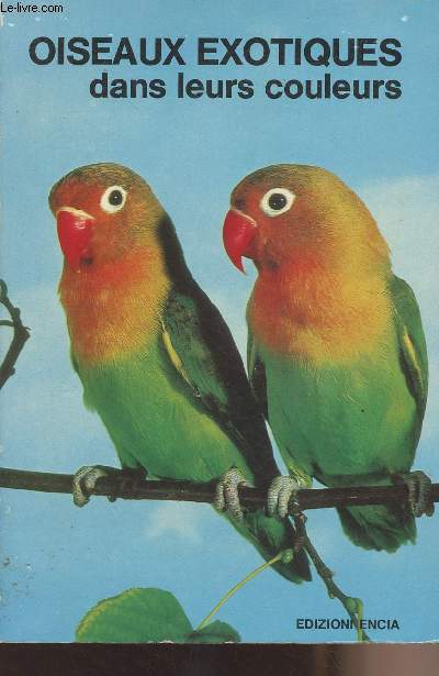 Oiseaux exotiques dans leurs couleurs