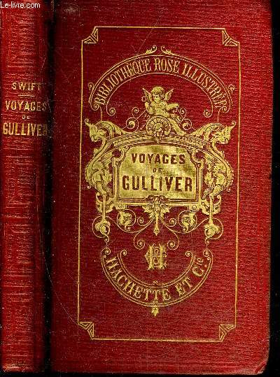 VOYAGES DE GULLIVER A LILLIPUT A BROBDINGNAC ET AU PAYS DES HOUYHNHNMS - NOUVELLE EDITION - COLLECTION BIBLIOTHEQUE ROSE ILLUSTREE.