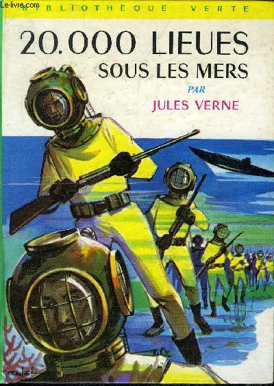 20 000 LIEUES SOUS LES MERS - COLLECTION BIBLIOTHEQUE VERTE.