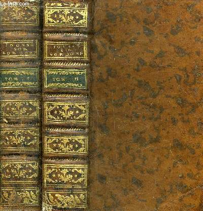 COMMENTAIRE SUR L'EDIT DU MOIS D'AVRIL 1695 CONCERNANT LA JURIDICTION ECCLESIASTIQUE - EN DEUX TOMES - TOMES 1 + 2 - NOUVELLE EDITION.