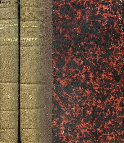 ENCYCLOPEDIE METHODIQUE - ANTIQUITES MYTHOLOGIE DIPLOMATIQUE DES CHARTRES ET CHRONOLOGIE - TOME 4 EN 2 VOLUMES - 1ERE + 2EME PARTIE.