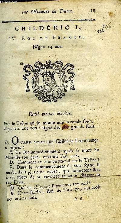 HISTOIRE DE FRANCE.