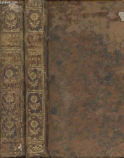 Les posoes d'Horace, traduites en franois - Tomes I et II (complet)- Nouvelle dition