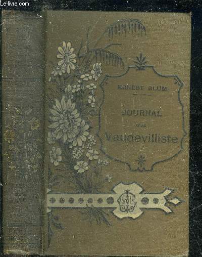 JOURNAL D'UN VAUDEVILLISTE 1870-1871 - 2E EDITION.