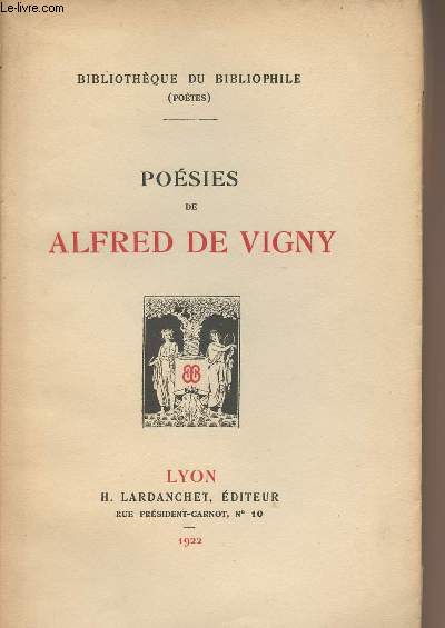 Posies de Alfred de Vigny - 