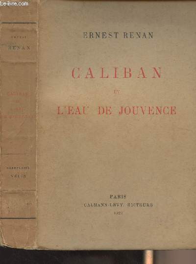 Caliban et l'eau de jouvence