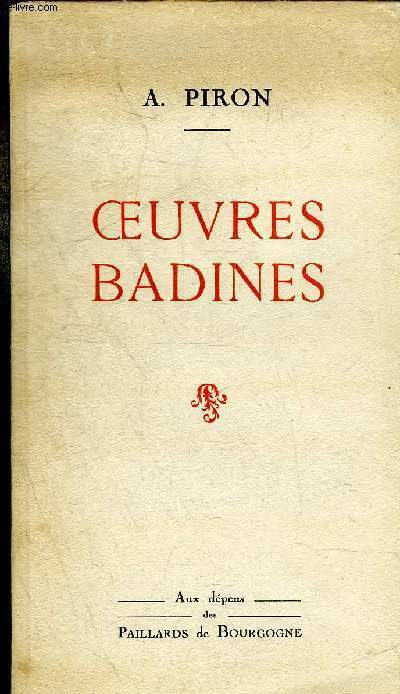 OEUVRES BADINES.