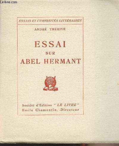 Essai sur Abel Herman - 