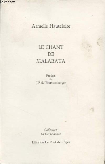 Le chant de Malabata - collection 