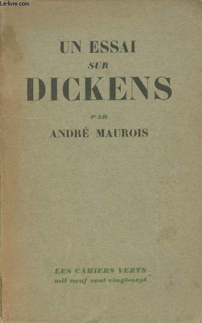 Un essai sur Dickens - 