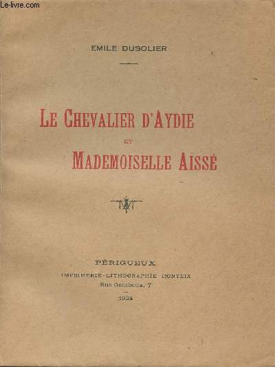 Le chevalier d'Aydie et Mademoiselle Ass