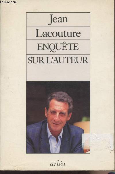 Enqute sur l'auteur - Rponse tardive  Andr Malraux sur quelques questions relatives  la condition de journaliste