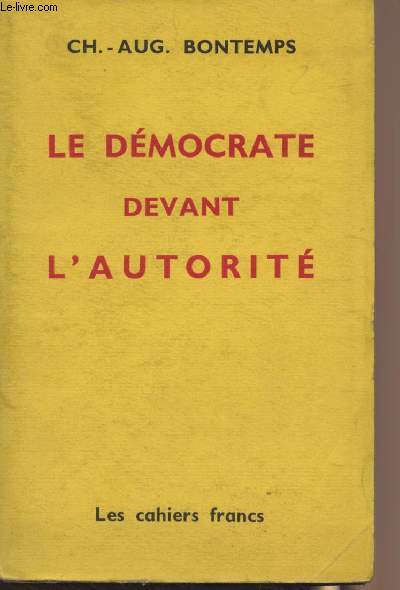 Le dmocrate devant l'autorit