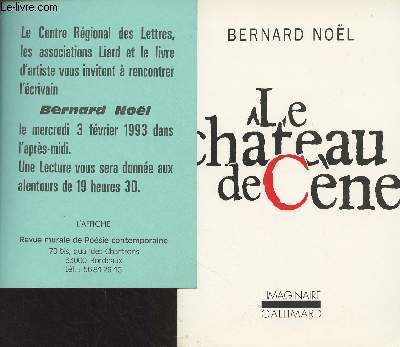 Le chteau de Cne, suivi de Le chteau de Hors, L'outrage aux mots, La pornographie - 