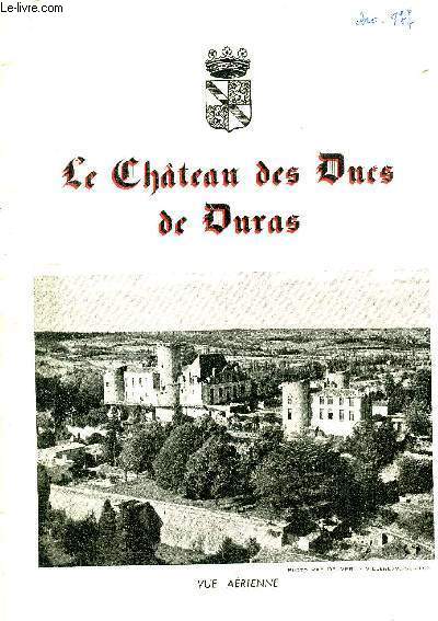 LE CHATEAU DES DUCS DE DURAS - GUIDE.