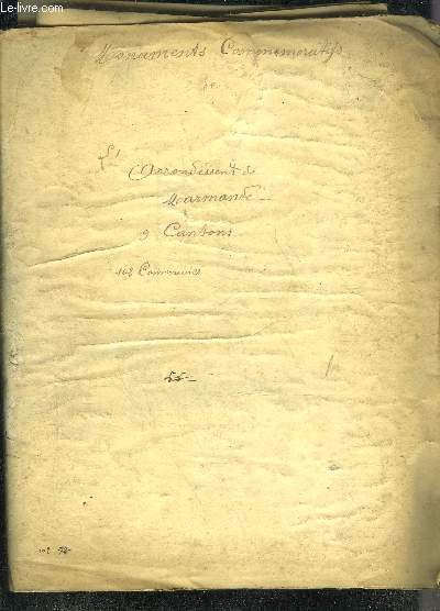 MONUMENTS COMMEMORATIFS - ARRONDISSEMENT DE MARMANDE - 9 CANTONS 102 COMMUNES.
