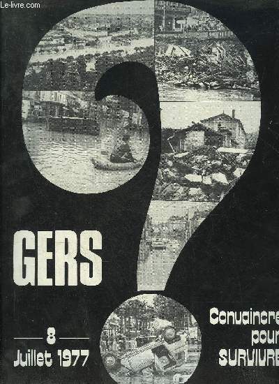 GERS CONVAINCRE POUR SURVIVRE - 8 JUILLET 1977.