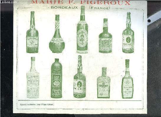 UNE PUBLICITE : MARIE F.FIGEROUX BORDEAUX (FRANCE).