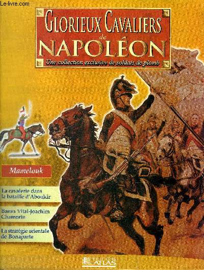 GLORIEUX CAVALIERS DE NAPOLEON - Mamelouk - les Turcs de Napolon - la cavalerie dans la bataille d'Aboukir - Murat joue et gagne - Baron Vital Joachim Chamorin plutt mort que prisonnier - l'escadron sacr - la stratgie orientale de Bonaparte.