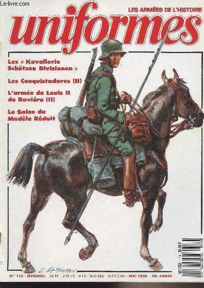 UNIFORMES LES ARMEES DE L'HISTOIRE N 114 - Mai 88 - Les 