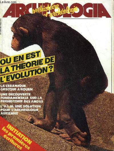 ARCHEOLOGIA N 175 FEVRIER 1983 - Arles nouvelles dcouvertes au coeur de la ville - Paris le grand prix national de l'archologie attribu  la Socit prhistorique franaise - dix annes de recherches archologiques  Villeneuve d'Ascq etc.