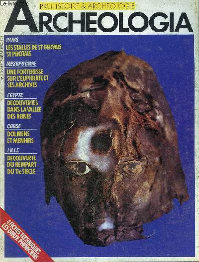 ARCHEOLOGIA N 205 SEPTEMBRE 1985 - La valle des reines - les dolmens de la Corse - une forteresse sur l'Euphrate - Haradum et le pays de Suhum - les stalles de l'glise Saint Gervais Saint Protais .