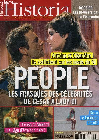 HISTORIA N 716 AOUT 2006 - L'Egypte l'autre Terre sainte des chrtiens - Antoine et Cleopatre s'affichent sur les bords du Nil - Pedro et Ines l'amour plus fort que la mort - Riches clbres et malheureux - la charge hrpque de Jean l'Aveugle etc.