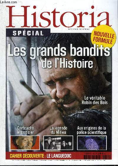 HISTORIA SPECIAL N 125 MAI JUIN 2010 - LES GRANDS BANDITS DE L'HISTOIRE.