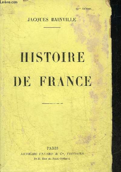 HISTOIRE DE FRANCE.