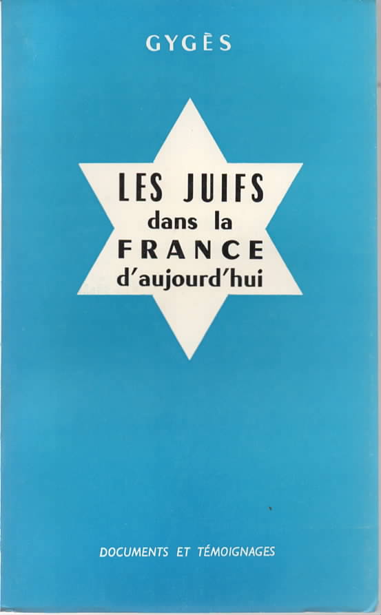 Les Juifs dans la France d'aujourd'hui.