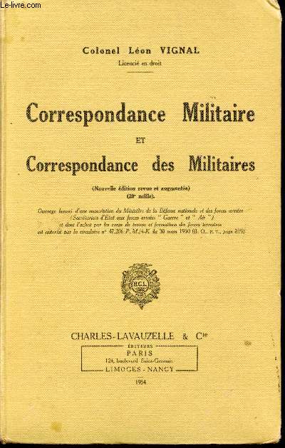 Correspondance militaire et Correspondance des Militaires.
