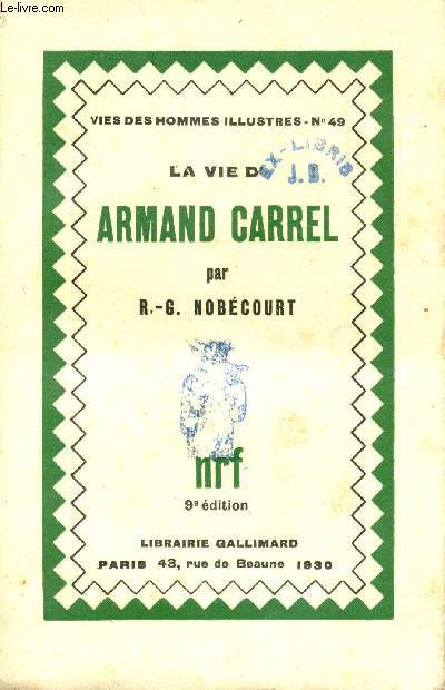 La vie d'Armand Carrel.