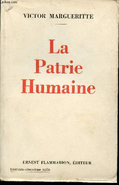 La Patrie humaine.