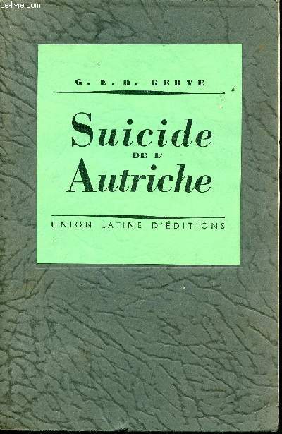 Suicide de l'Autriche.
