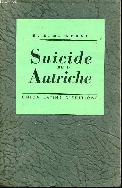 Suicide de l'Autriche.