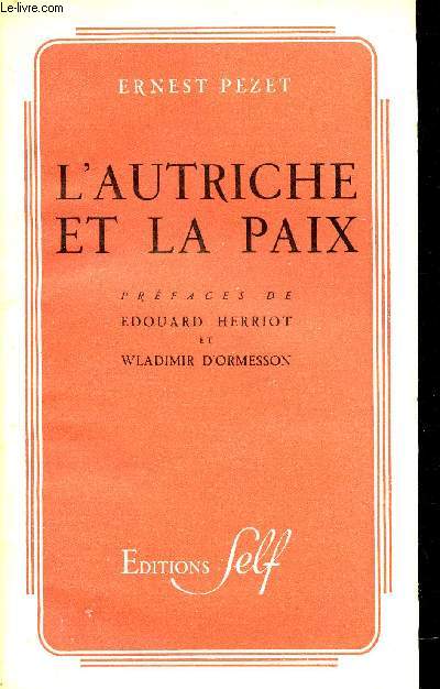 L'Autriche et la Paix.