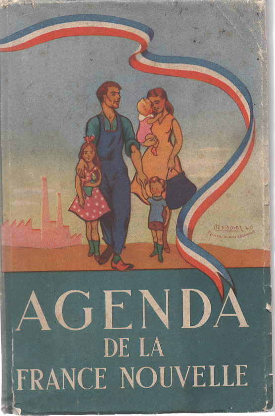 Agenda de la France Nouvelle, 1941.
