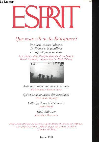 Que reste-t-il de la Rsistance?