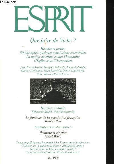 Que faire de Vichy?