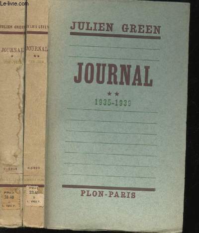 Journal. Tome 1: 1928-1934. Tome 2: 1935-1939.